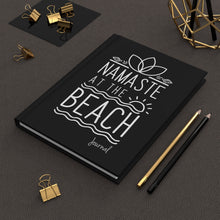 Load image into Gallery viewer, Namaste At The Beach Matte Hardcover Journal