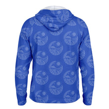 Load image into Gallery viewer, Let’s Beach It Sea Life Collection Unisex Long Sleeve Performance Hoodie (Flow)