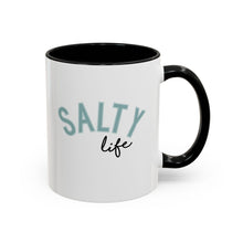 Load image into Gallery viewer, Salty Life Accent Coffee Mug (11 oz)