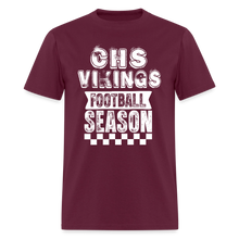 Load image into Gallery viewer, CHS Football T-Shirt - burgundy