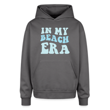 Load image into Gallery viewer, In My Beach Era Oversized Hooded Sweatshirt - graphite gray