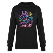 Load image into Gallery viewer, Let's Be Mermaids Hoodie Shirt - heather black