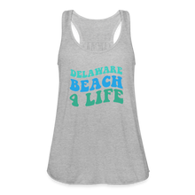 Load image into Gallery viewer, Delaware Beach 4 Life Women's Flowy Tank Top - heather gray