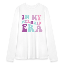 Load image into Gallery viewer, In My Mermaid Era Women's Long Sleeve T-Shirt - white