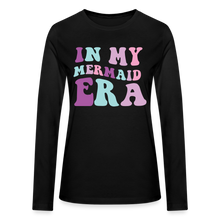 Load image into Gallery viewer, In My Mermaid Era Women's Long Sleeve T-Shirt - black