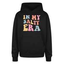 Load image into Gallery viewer, In My Salty Era Oversized Hooded Sweatshirt - black