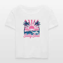 Load image into Gallery viewer, Salty Soul Women’s Relaxed Organic T-Shirt - white