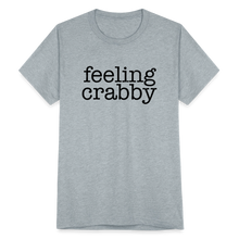 Load image into Gallery viewer, Feeling Crabby Unisex T Shirt - heather grey