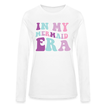 Load image into Gallery viewer, In My Mermaid Era Women's Long Sleeve T-Shirt - white