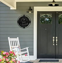 Load image into Gallery viewer, Gone Coastal Metal Sign