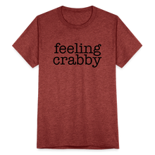 Load image into Gallery viewer, Feeling Crabby Unisex T Shirt - heather cranberry