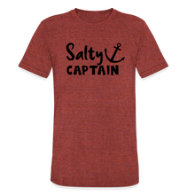 Load image into Gallery viewer, Salty Captain T-Shirt - heather cranberry