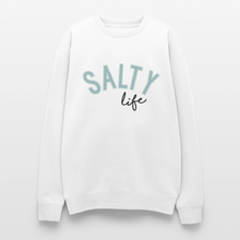 Load image into Gallery viewer, Salty Life Oversized Crewneck Sweatshirt - white