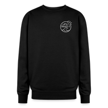 Load image into Gallery viewer, Namaste At The Beach Oversized Crewneck Sweatshirt - black
