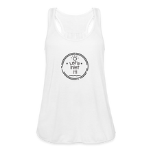 Load image into Gallery viewer, Let's Inlet It Women's Flowy Tank Top - white
