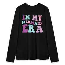 Load image into Gallery viewer, In My Mermaid Era Women's Long Sleeve T-Shirt - black