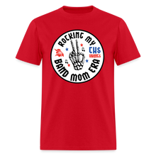 Load image into Gallery viewer, Rocking My Band Mom Era T-Shirt - red
