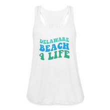 Load image into Gallery viewer, Delaware Beach 4 Life Women's Flowy Tank Top - white