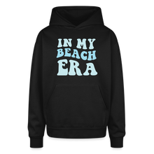 Load image into Gallery viewer, In My Beach Era Oversized Hooded Sweatshirt - black