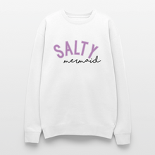 Load image into Gallery viewer, Salty Mermaid Oversized Crewneck Sweatshirt - white