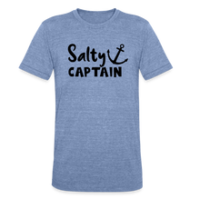 Load image into Gallery viewer, Salty Captain T-Shirt - heather blue