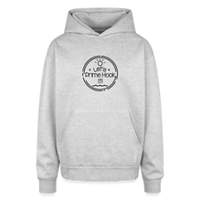 Load image into Gallery viewer, Let's Prime Hook It Oversized Hooded Sweatshirt - heather grey
