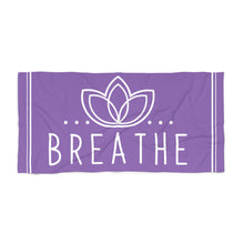 Load image into Gallery viewer, Breath Large Beach Towel Purple