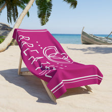 Load image into Gallery viewer, Breath Large Beach Towel Pink
