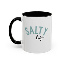 Load image into Gallery viewer, Salty Life Accent Coffee Mug (11 oz)
