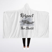 Load image into Gallery viewer, Hooded Blanket Micro Fleece (Shark)