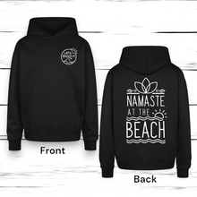 Load image into Gallery viewer, Namaste At The Beach Oversized Hooded Sweatshirt