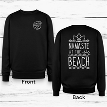 Load image into Gallery viewer, Namaste At The Beach Oversized Crewneck Sweatshirt