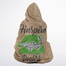 Load image into Gallery viewer, Hooded Blanket Micro Fleece (Dogfish)