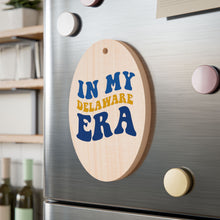 Load image into Gallery viewer, In My Delaware Era Wooden Ornaments (Magnetic Back and Red Ribbon)