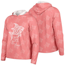 Load image into Gallery viewer, Let’s Beach It Sea Life Collection Unisex Long Sleeve Performance Hoodie (Fish)