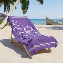Load image into Gallery viewer, Breath Large Beach Towel Purple