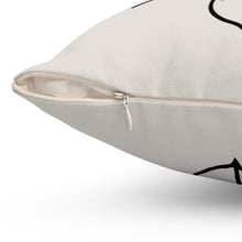 Load image into Gallery viewer, Delaware Anchor Design Square Pillow - Nautical Home Decor