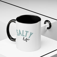 Load image into Gallery viewer, Salty Life Accent Coffee Mug (11 oz)