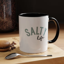 Load image into Gallery viewer, Salty Life Accent Coffee Mug (11 oz)