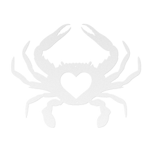 Load image into Gallery viewer, Crab_Love_Metal_Sign_White_Transparent_Mockup.png