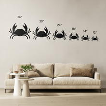 Load image into Gallery viewer, Crab_Metal_Sign_Size_Options_Mockup.png