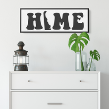 Load image into Gallery viewer, Delaware_Home_Canvas_Sign_Framed_Canvas_H_Panoramic_Small_Lifestyle_Mockup.png