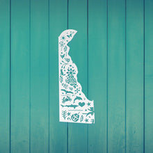 Load image into Gallery viewer, We Love Delaware Metal Sign