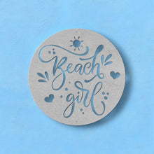 Load image into Gallery viewer, Beach Girl Metal Sign
