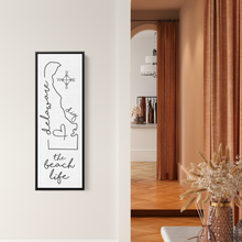 Load image into Gallery viewer, Dig_The_Beach_Life_Delaware_Framed_Canva_Framed_Canvas_V_Panoramic_Large_Lifesty_Mockup.png