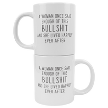 Load image into Gallery viewer, Enough_Bullshit_20_oz_Mug_Stacked_Mockup.png
