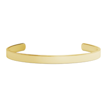 Load image into Gallery viewer, Horseshoe_Crab_Cuff_Bracelet_Gold_Transparent_01_Mockup.png