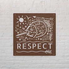 Load image into Gallery viewer, Respect Horseshoe Crab Metal Sign