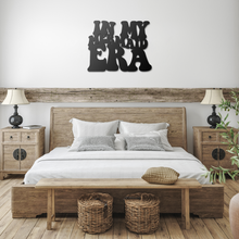 Load image into Gallery viewer, In_My_Mermaid_Era_Metal_Sign_Black_Farmhouse_Bedroom_Mockup.png