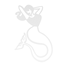 Load image into Gallery viewer, Mermaid_Metal_Sign_White_Transparent_Mockup.png